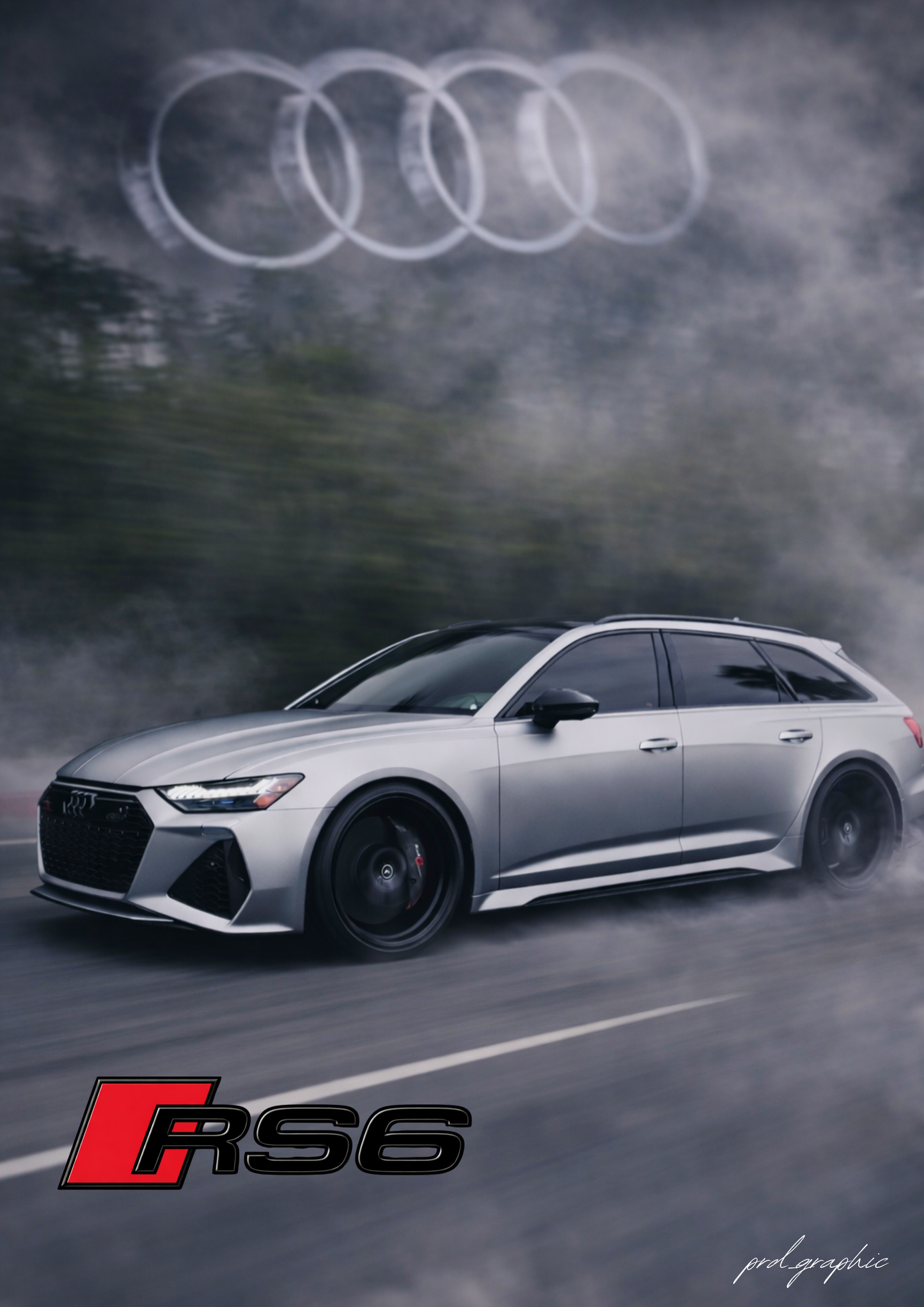 Affiche 100% personnalisée Audi RS6