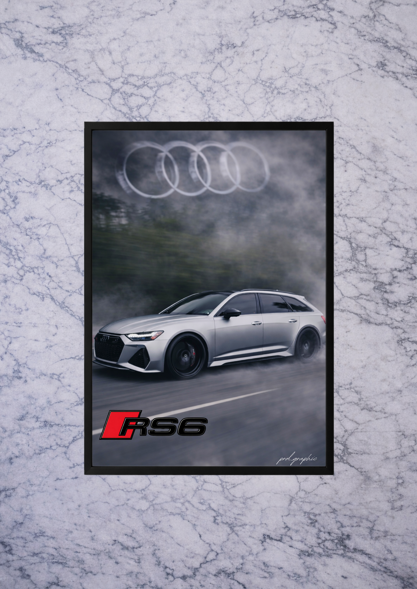 Affiche 100% personnalisée Audi RS6