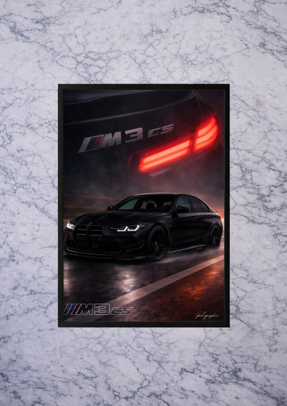 Affiche 100% personalisée BMW M3cs