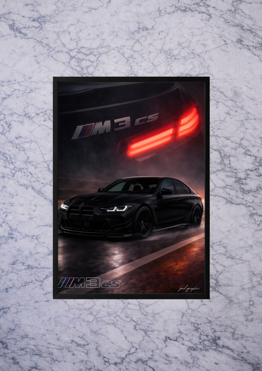 Affiche 100% personalisée BMW M3cs