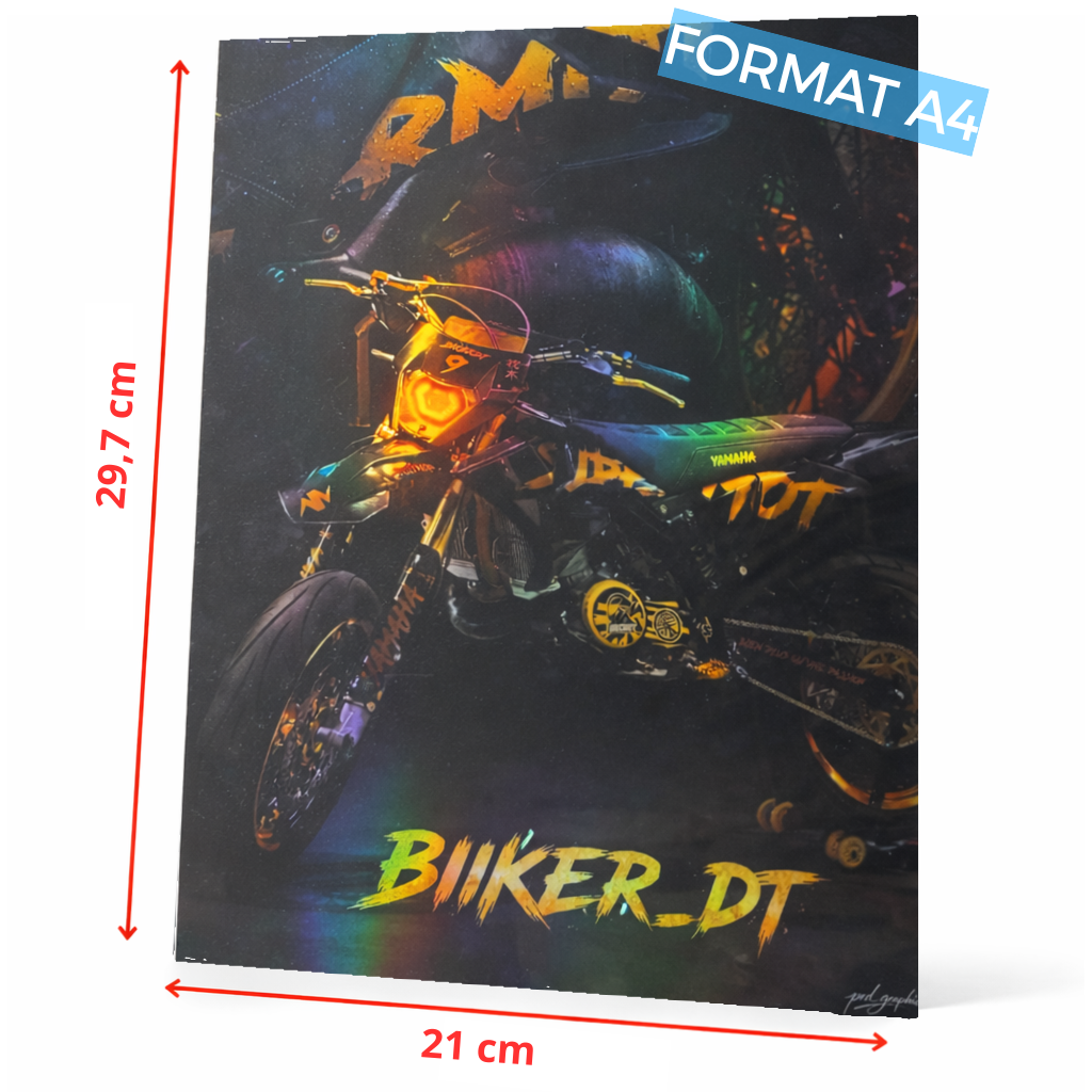 Affiche personnalisée spéciale (A4)