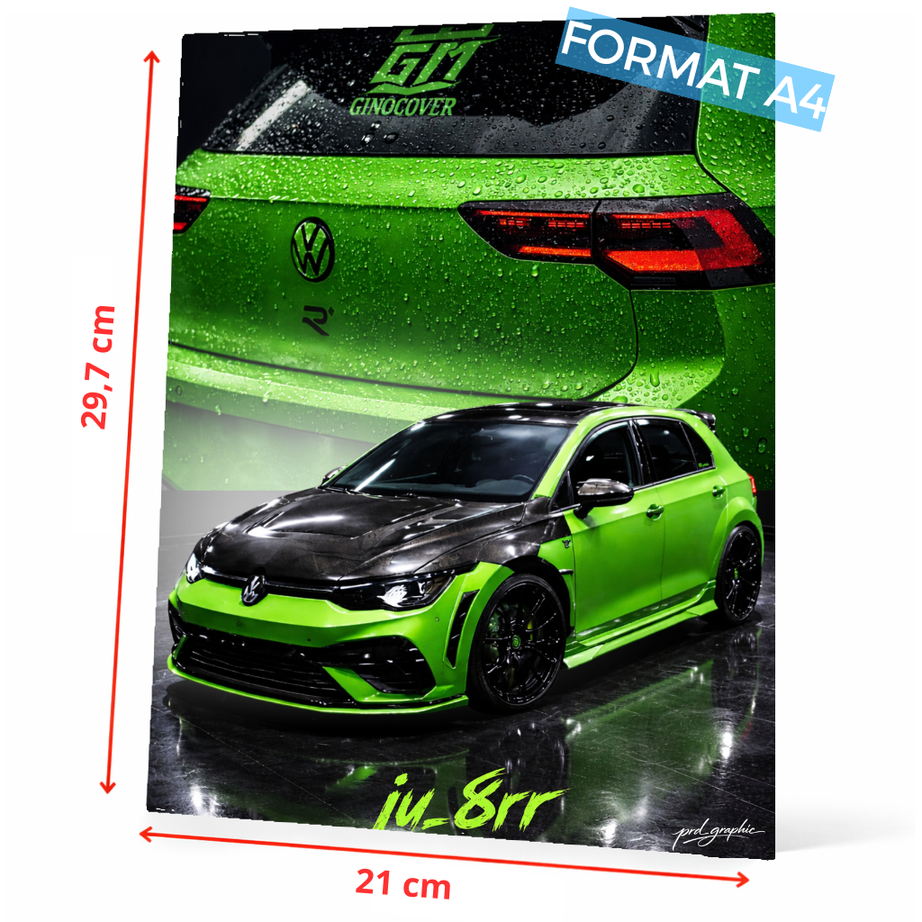 Affiche personnalisée standard (A4)