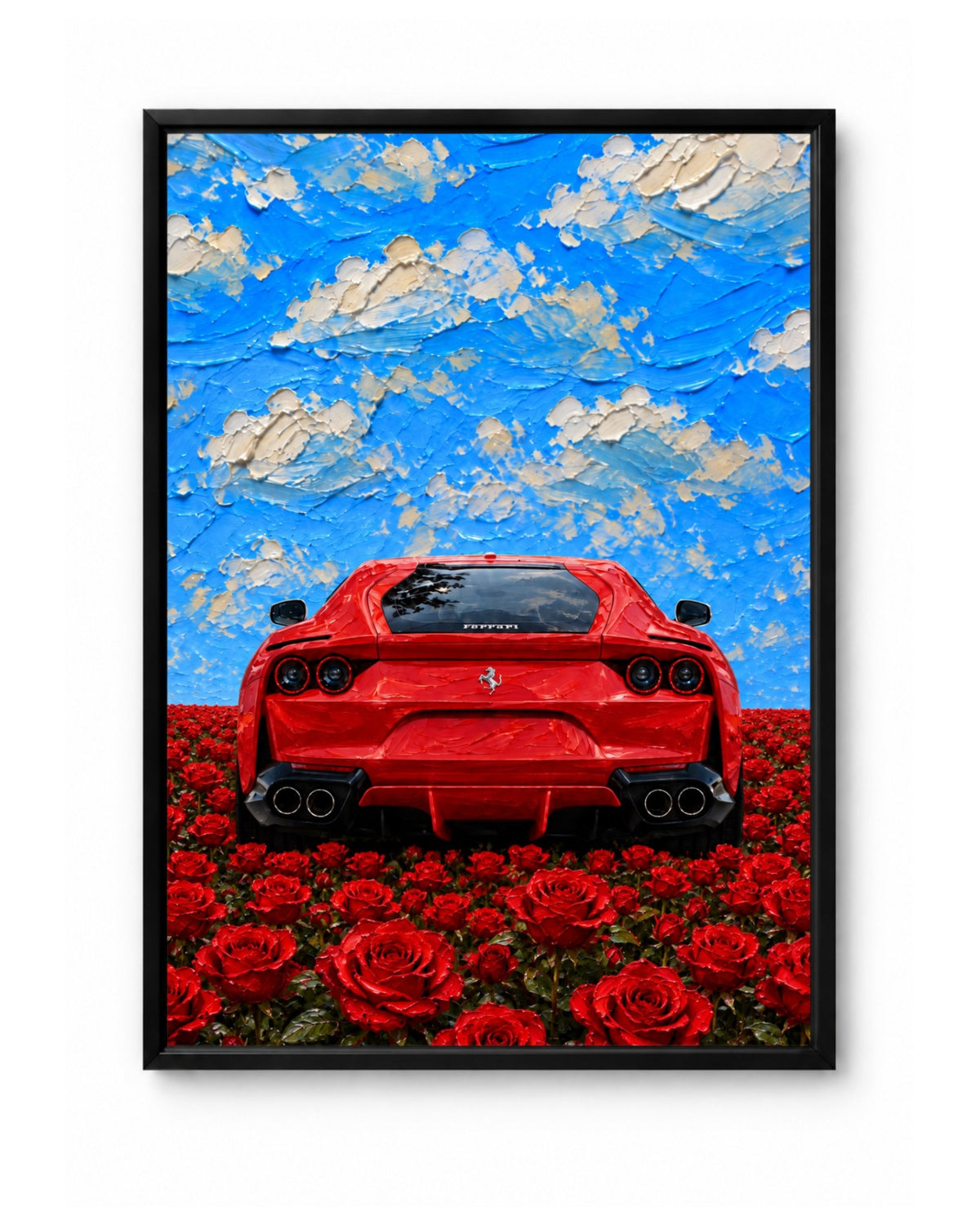 Ferrari Roses – Ferrari 812 rouge